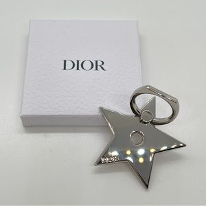 DIOR Holiday 2022 Silver Star Cellphone Ring *Authentic*